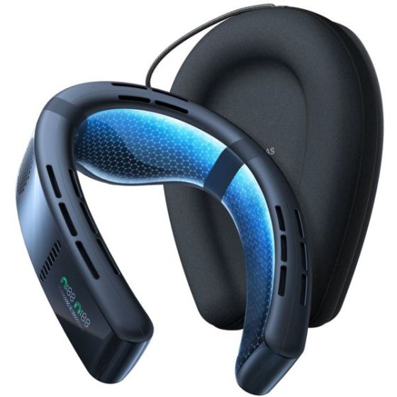 COOLiFY Cyber Smart AI-Control Wearable Neck Air Conditioner with heat