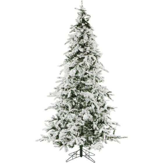 7.5-Ft. White Pine Snowy Artificial Christmas Tree