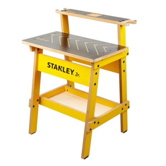 Stanley Jr. Kids Work Bench Real Wood Craft Kits for Kids