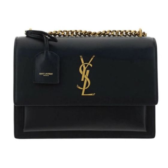 Sunset Medium YSL Crossbody Bag in Smooth Leather