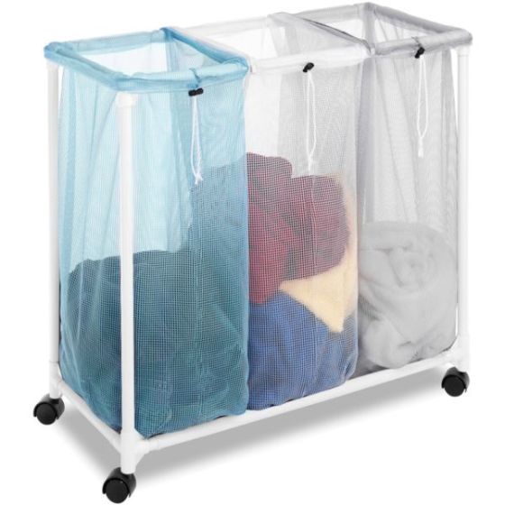 Triple Mesh Laundry Sorter