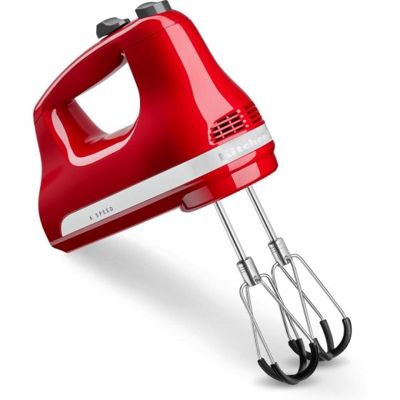 6-Speed Hand Mixer with Flex Edge Beaters in Empire Red