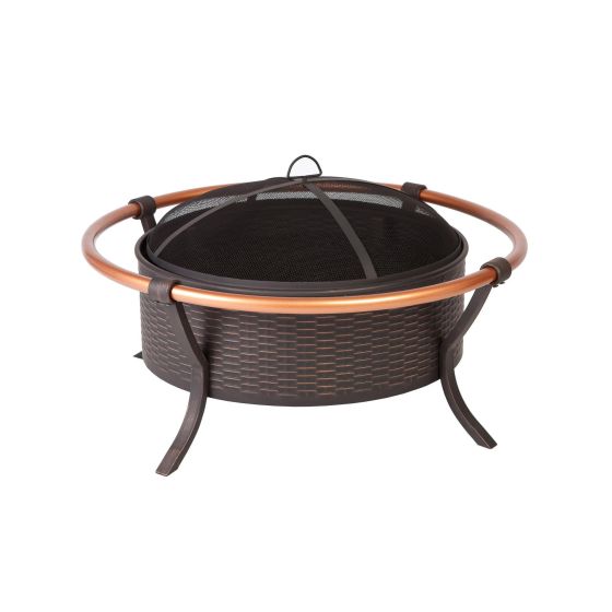 Copper Rail Fire Pit