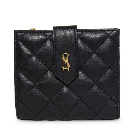 BJEM Quilted Bifold Wallet - Black