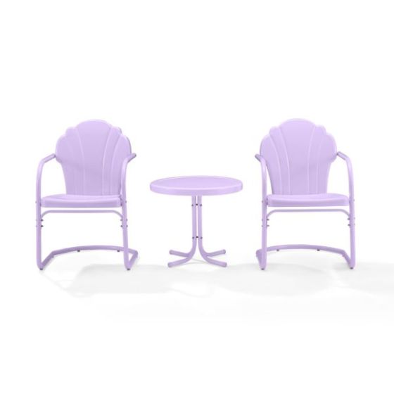 Tulip 3Pc Retro Outdoor Chair Set