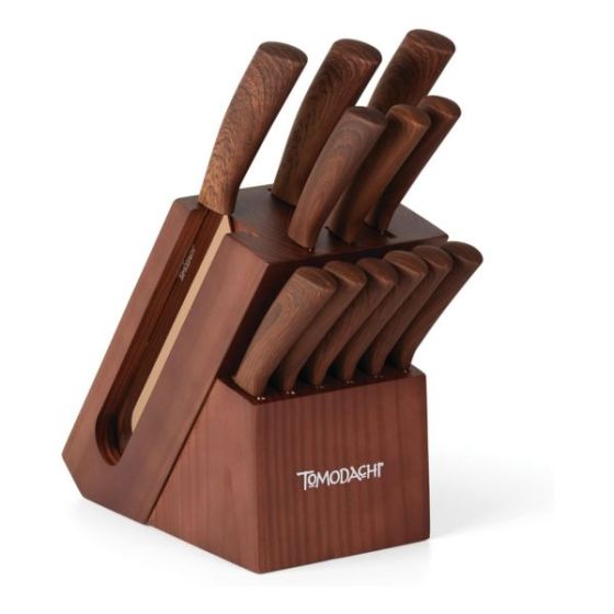 Raintree Copper 13pc Knife Block Set