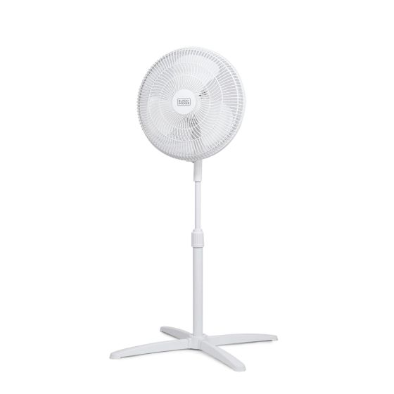 Black & Decker 16 in. Pedestal Fan - White