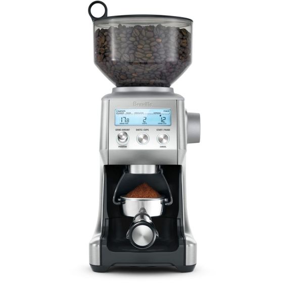 Smart Grinder Pro with Adjustable Dose Control in Stainless Steel