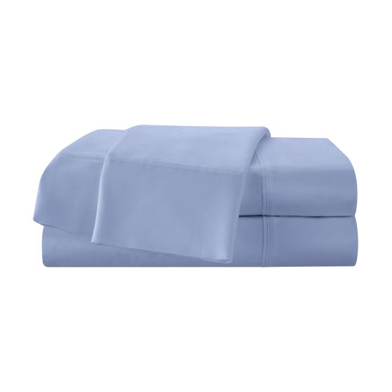 T400 Solid Cotton Sateen Sheet Set Size Full
