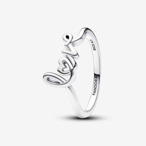 Handwritten Love Ring Size 8.5