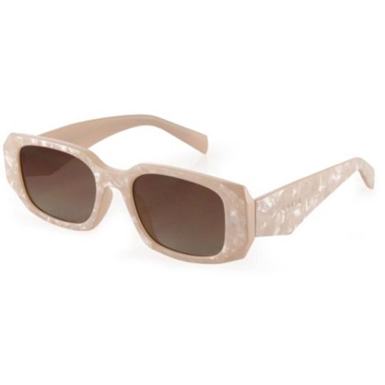 Womens Milan Sunglasses Creamy Quartz/Brown Gradient