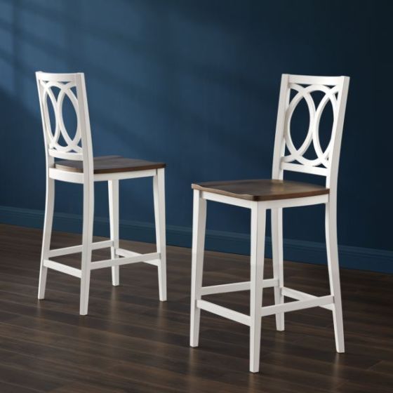 Charlotte 2-Piece Counter Height Bar Stool Set