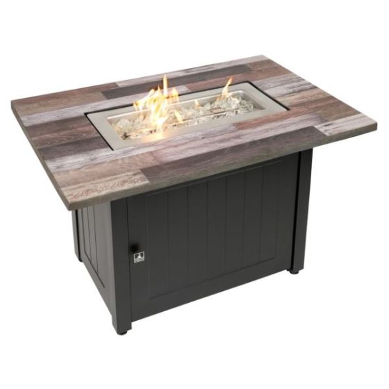 Endless Summer - CALEB Rectangular Gas Fire Table (40x28)