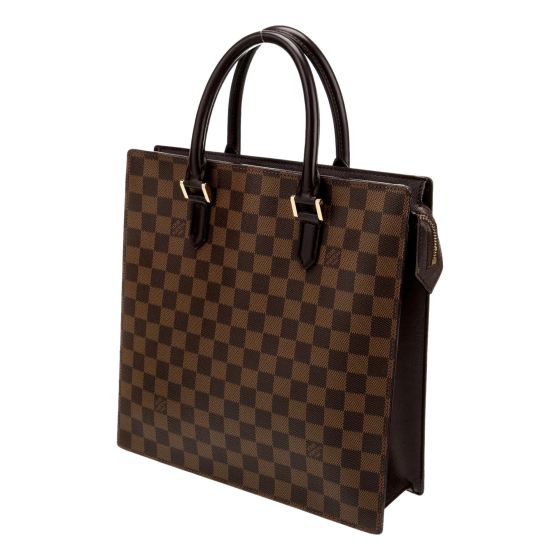 Louis Vuitton Damier Ebene Sac Plat Tote Vintage 1997