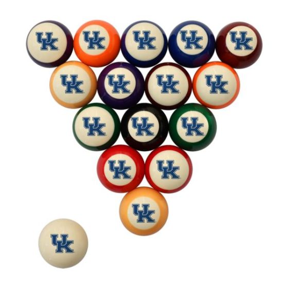 University Of Kentucky Retro Billiard Ball Sets