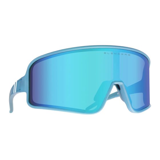 Blenders - Eclipse Rain Walker Sunglasses - (Frame) Satin Metallic Blue; (Lens) Blue