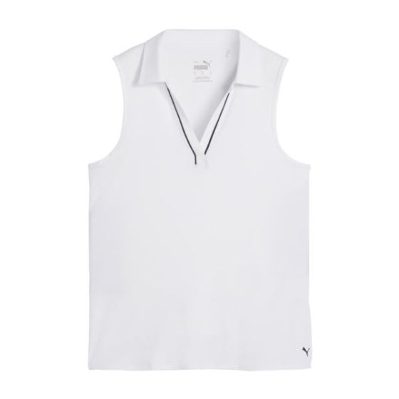Women's CLOUDSPUN Piped Sleeveless Golf Polo