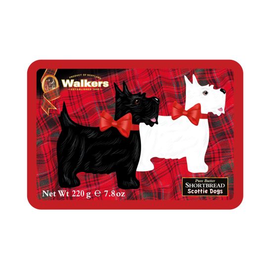Scottie Dog - Shortbread Cookie Gift Tin
