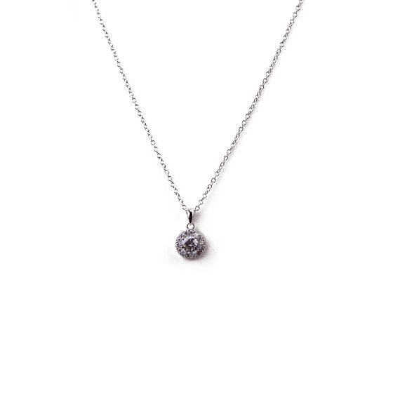 Floating Halo Pendant Necklace