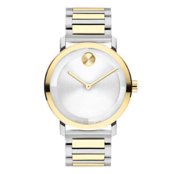 Men's Bold Evolution 2.0 Two-Tone Stainless Steel Watch Silver Dial