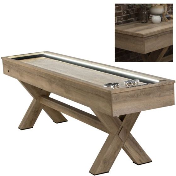 American Legend - LED Shuffleboard w/Buffet Top