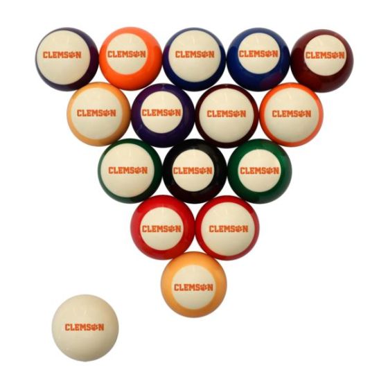 Clemson University Retro Billiard Ball Sets