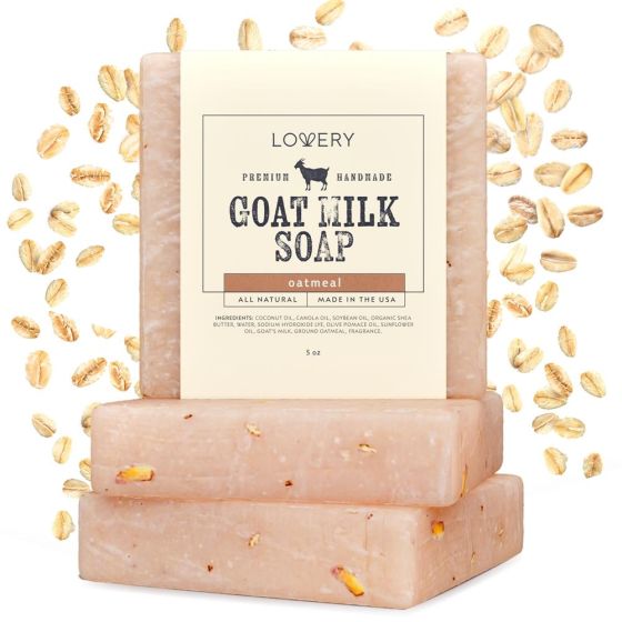 Oatmeal Goat Milk Soap Size 3 Pieces