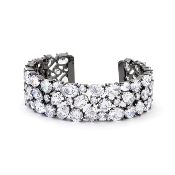 Cobblestone Cubic Zirconia Cuff