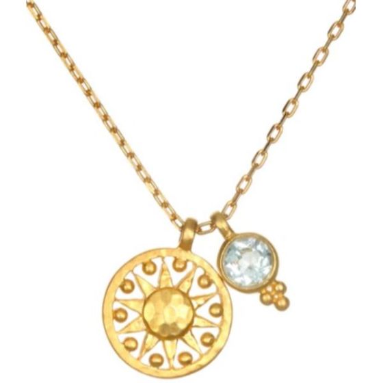 Satya Blue Topaz Gold Sun 18