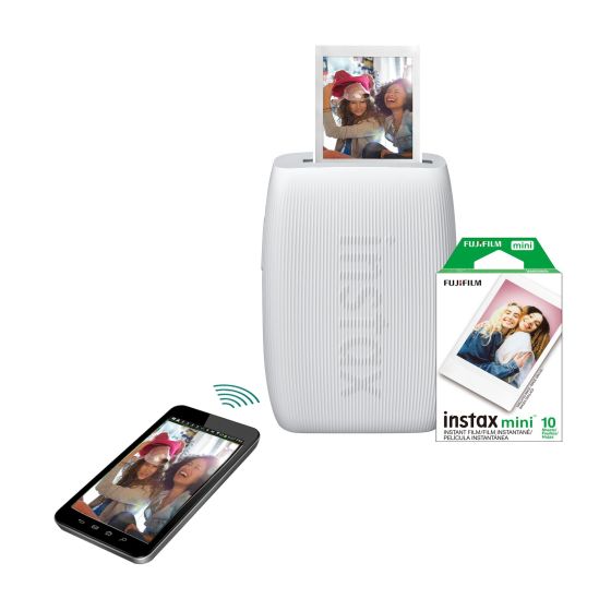 Instax Mini Link 3 Smartphone Printer Bundle Clay White