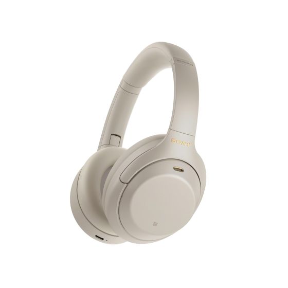 Wireless Noise Canceling Headphones Silver