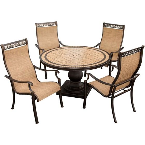 Monaco 5-Piece Outdoor Dining Set
