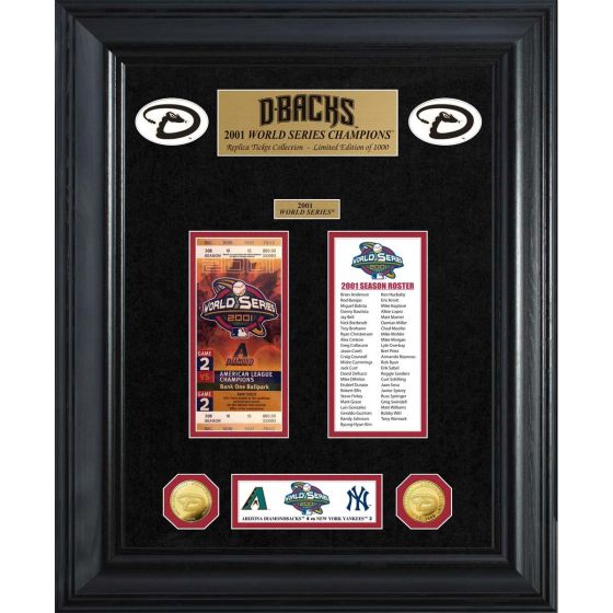 Arizona Diamondbacks World Series Deluxe Gold Coin & Ticket Collection