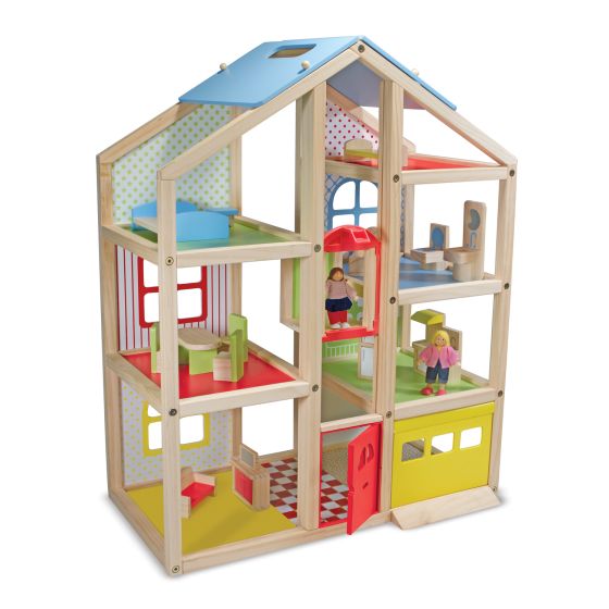 Hi-Rise Wooden Dollhouse Ages 3+ Years