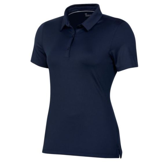 Under Armour T2 Green Women's Golf Polo - Midnight Navy-R/M