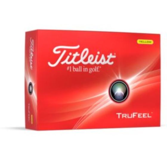 Titleist TruFeel Yellow 2024 Golf Balls - 1 Dozen