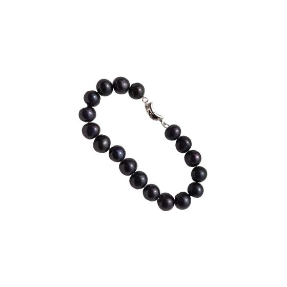 Black Freshwater Pearl Bracelet