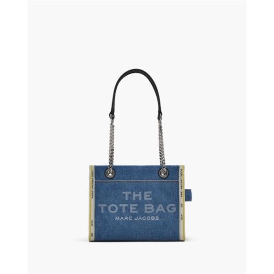 The Denim Chain Small Tote Bag