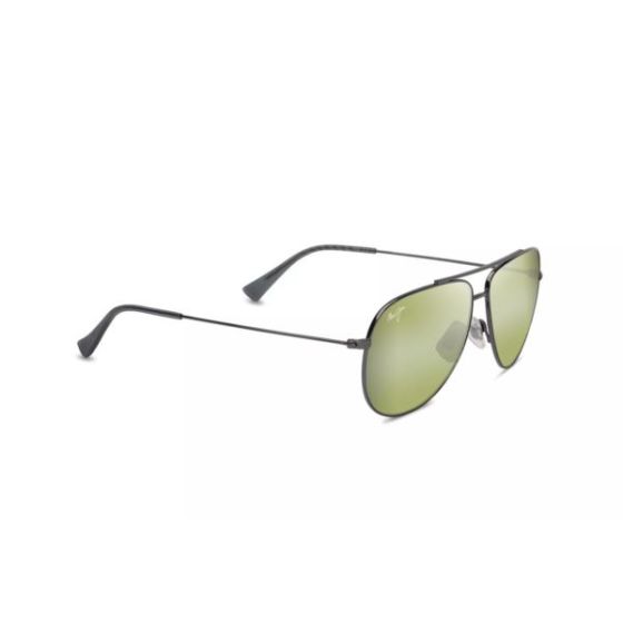Hau'oli Polarized Sunglasses Dark Ruthenium Frame Maui HT Lens