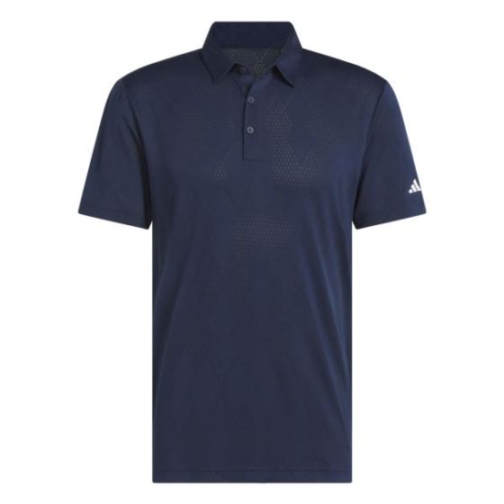 Adidas Ultimate365 Micro Texture Polo Shirt - Collegiate Navy/XL