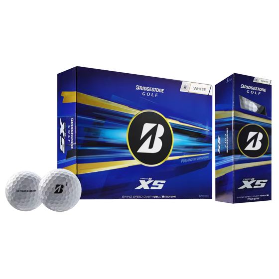 Bridgestone 2026 Tour B XS White Golf Balls - 1 Dozen