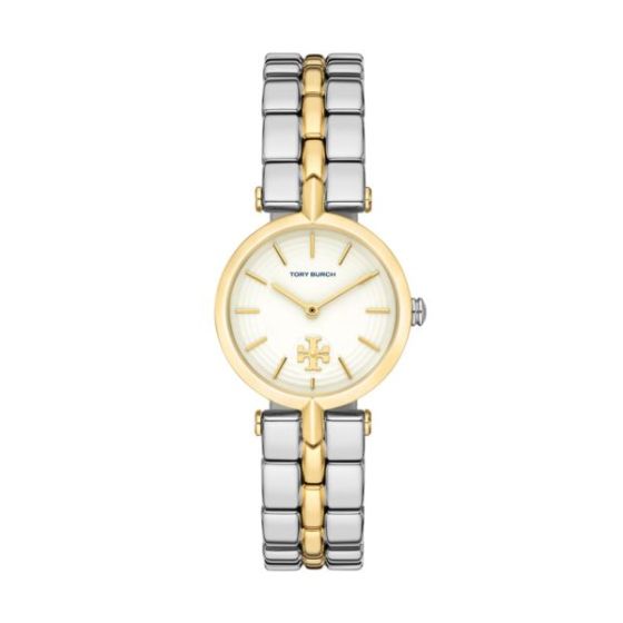 Ladies' Kira Silver and Gold Bracelet Watch White Dial