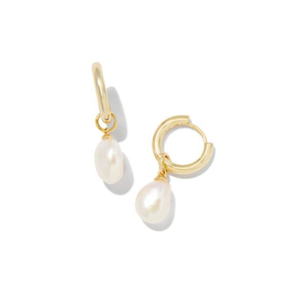 Willa Pearl Huggie Earrings