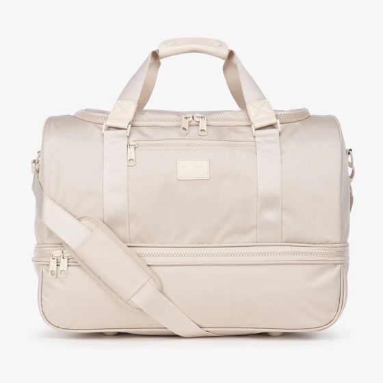 Stevyn Duffel Bag with Shoe Compartment - Dune
