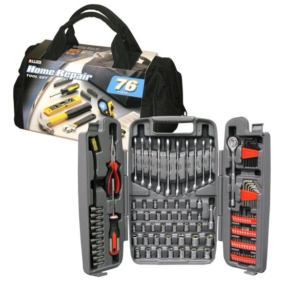 123-Piece Mechanic's Tool Set plus 76-Piece Home Repair Tool Set