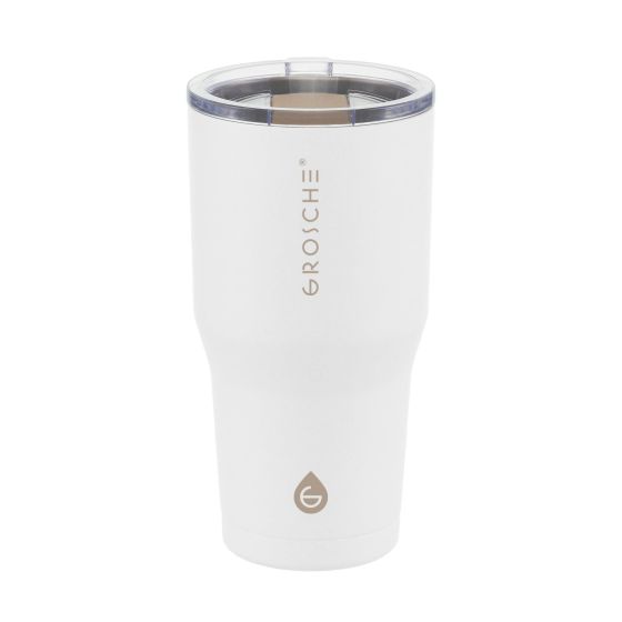 Yukon 20 oz. Insulated Coffee Tumbler. Cream White