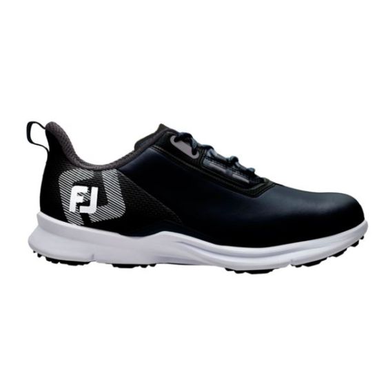 FootJoy FJ Fuel Men's Spikeless Golf Shoes - Black/Black/White/8.5 Medium