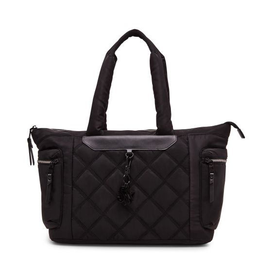 BLONDYN CARRY ALL LARGE NYLON TOTE - BLACK