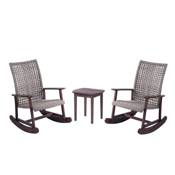 Vineyard Collection - Chat Set (2 Rocker Armchairs & 1 End Table)