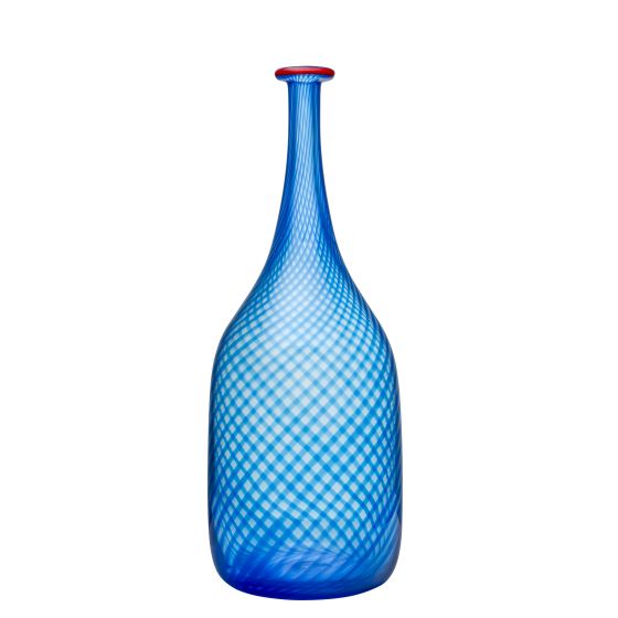 Red Rim Bottle (blue)